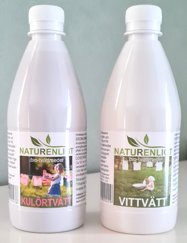 Miljövänligt tvättmedel för kulörtvätt och vittvätt 500 ml - Naturenligt
