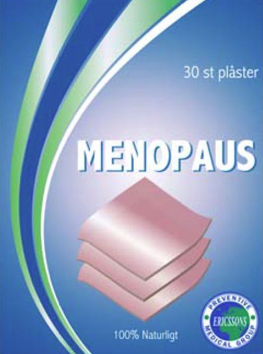Transdermalt menopaus-plåster för kvinnor i klimakteriet
